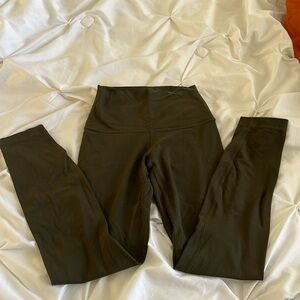 Lululemon Align 25” Leggings Size 2 Army Green